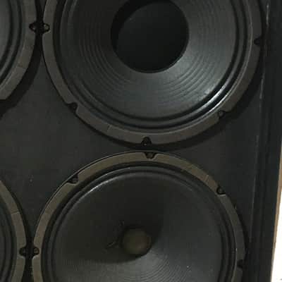 Vintage 1975 Ampeg V-4 Model SPV400 4x12 Speaker Cabinet Black Tolex Made in USA Eminence image 21