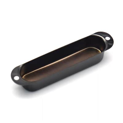 Stratocaster Metal Single Coil Pickup Covers (No Holes) - Black 3 Pcs image 5