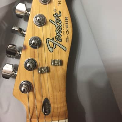 Fender Telecaster Made in Korea Black Maple Neck Alnico Pickups 1990 MIK Tele Locking Tuners Pre MIM image 4