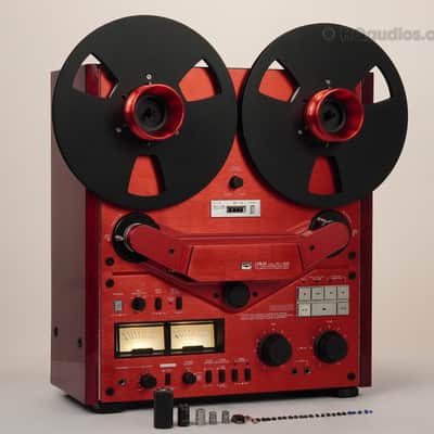 Akai GX-636 Reel-to-Reel Tape Deck – Custom Red – Professionally Restored – Fully Tested – 1-Year Warranty image 1