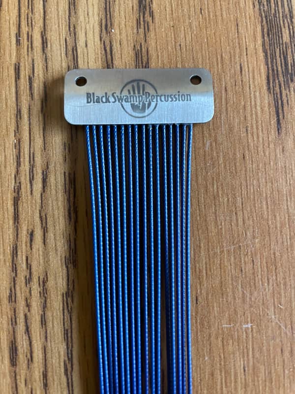 Black Swamp Percussion Blue Coated Stainless Snare Wires For 14” Drum W14C image 1