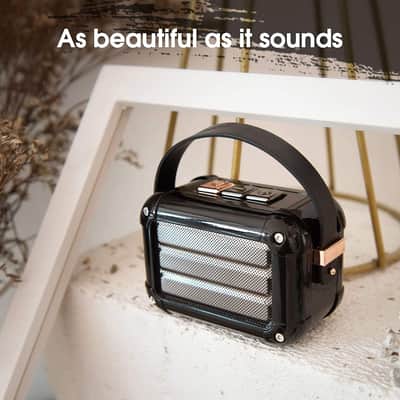 Stylish Portable Bluetooth Speaker with FM Radio, 6W Output with TWS Function image 3