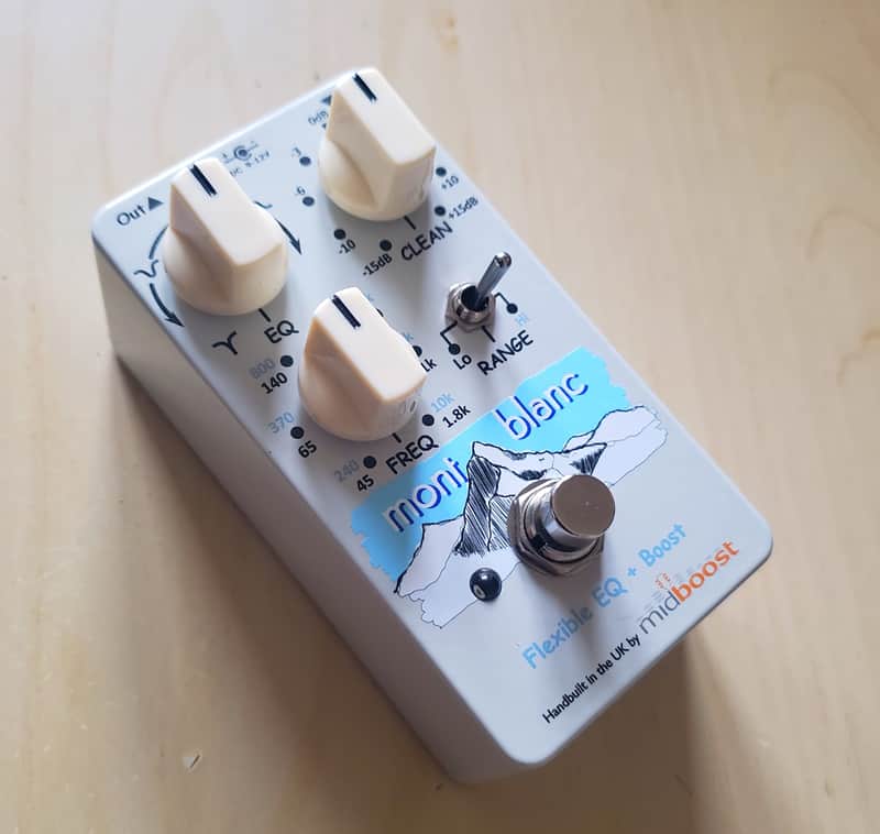 Handbuilt boutique flexible EQ pedal with Clean Boost/Cut image 1