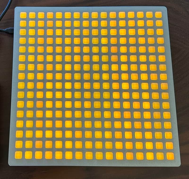 Monome monome grid 256 walnut + aluminum image 1