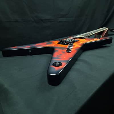 Dean Dime O Flame ML Dimebag Darrell Signature Floyd Rose Seymour Duncan Pantera Damge Plan guitar image 9