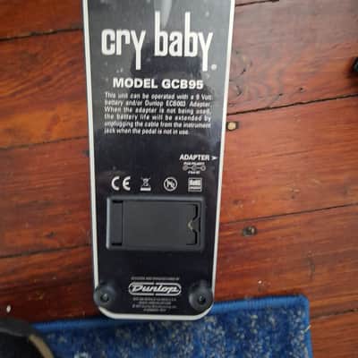 Dunlop GCB95 Cry Baby Standard Wah 1982 - Present - Black image 2