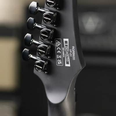 Ibanez RGRB620 Iron Label Electric Guitar - Black Flat image 6