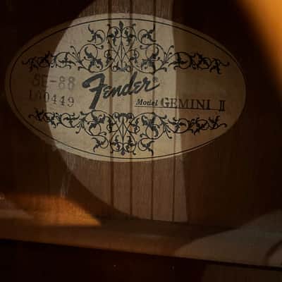 Immagine Vintage MIK Fender Gemini II 1984-87 - 3