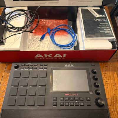 Akai MPC Live II Black w/Decksaver nice image 2