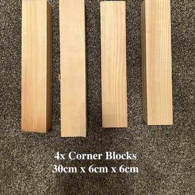 Double Bass complete set of blocks and linings 20 years aged, European spruce image 4