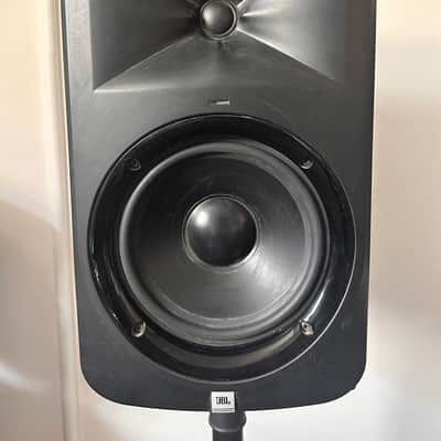 Title: JBL LSR308 Active Studio Monitor Speakers Pair + 2 Metal Stands image 3