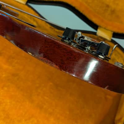 Left handed 1969 Gibson EB-0 electric bass - Cherry image 14