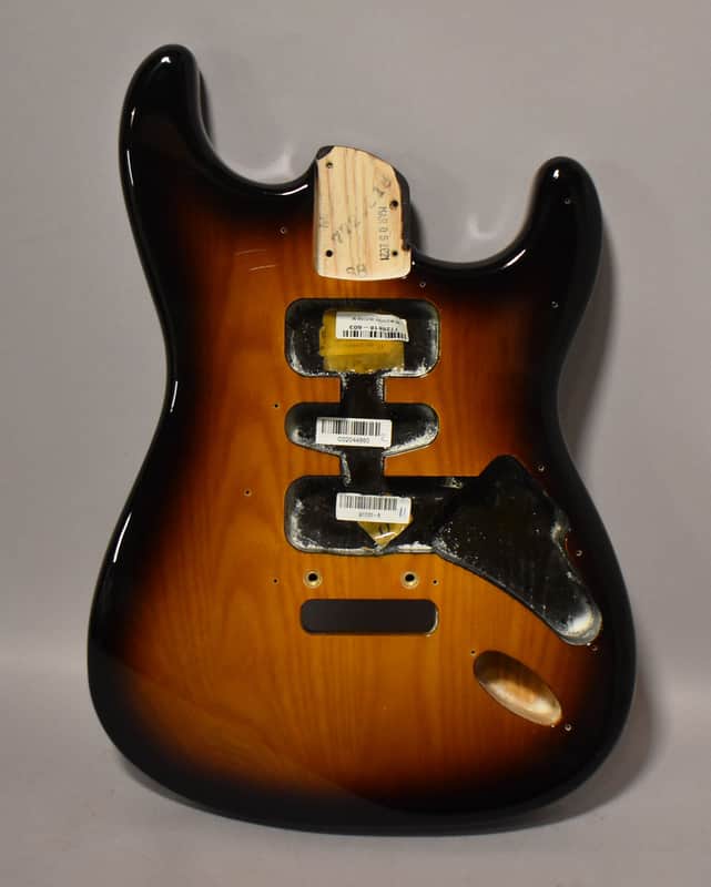 2021 Fender American Ultra Stratocaster Body 2-Tone Sunburst image 1