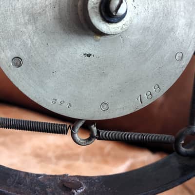 Vintage 1930s American Microphone Co. Carbon "Ring & Spring" Mic w/ Heavy Desk Base image 6