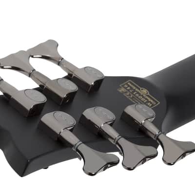 Schecter Stiletto Studio-6 See-Thru Black Satin image 11