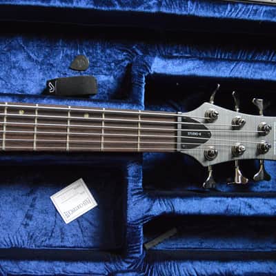 Schecter Stiletto Studio-6 Active 6-String Bass See-Thru Black Satin image 4