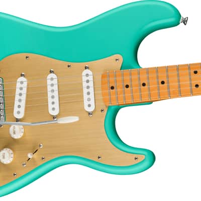 Fender Squier 40th Anniversary Stratocaster Vintage Edition Satin Seafoam Green image 3