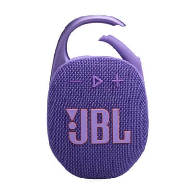 JBL CLIP 5 Ultra-Portable Bluetooth Speaker (Purple) image 1