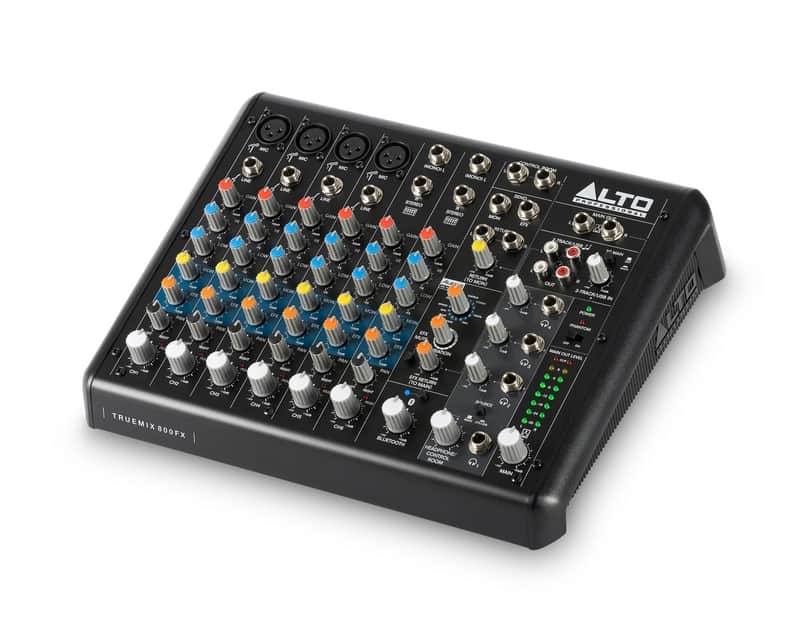 TrueMix 800 FX 8-Channel Compact Mixer with USB, Bluetooth, and Alesis Multi-FX image 1