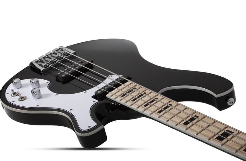 Schecter DIAMOND SERIES Stargazer-4 Gloss Black 4-String Electric Bass Guitar image 1