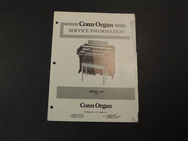 Conn Model 440 Type 1 Service information