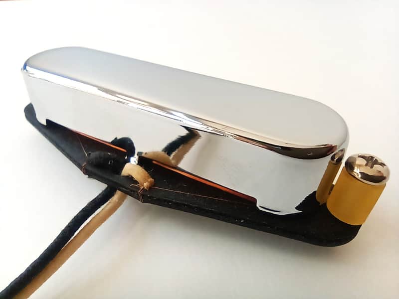 Stratocaster HOT Pickup 7kOhm A5 1pc  CHROME Nickel-Silver Cover Hand Wound Q Pickups Custom Strat Bridge Middle or Neck image 1