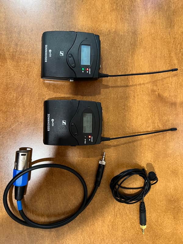 Sennheiser  EK 100 G4 (470-516) receiver + SK 100 G4 bodypack transmitter 2021 - Black image 1