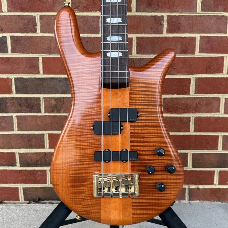 Spector Euro 4 Doug Wimbish Signature Limited Edition, Amber Aged Relic, Figured Maple Top, Plain Maple Body, 3pc Hard Rock Maple Neck, Rosewood Fretboard, EMG DW Pickups, Spector Legacy Preamp, Gig Bag, SN# NB22983 image 1