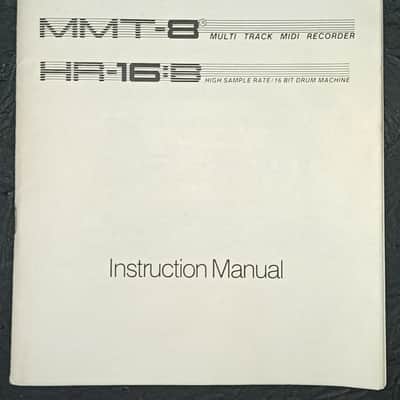 MANUAL Alesis HR-16 - MMT8