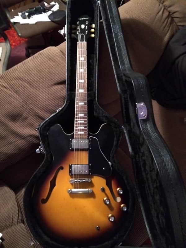 Relic Epiphone ES 335 Pro Vintage Sunburst w/ piezo bridge