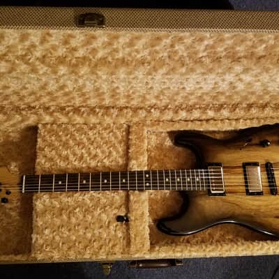 Warmoth Super Strat 2013 Black Korina image 14