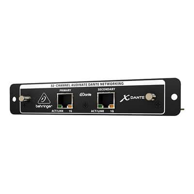 Behringer High-Performance 32-Channel Expansion Card for X32 Digital Mixing Console, 24-Bit 48 kHz Signal Transmission, Sample-Accurate Synchronizatio image 1