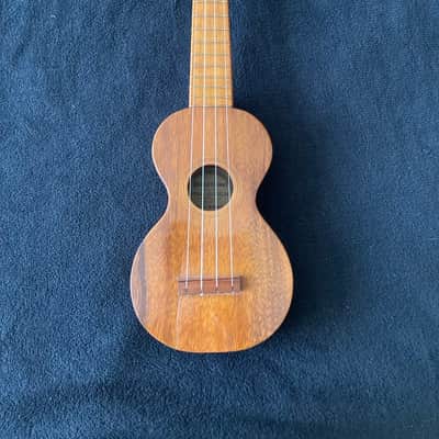 Vintage Jonah Kumalae Hawaiian Solid Koa Soprano Ukulele image 1