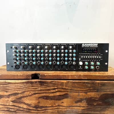 Samson S8 Powered Rack Mounted Mixer - Black image 1