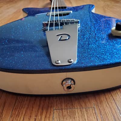Danelectro Convertible Electric || 1990s - Blue Sparkle image 3
