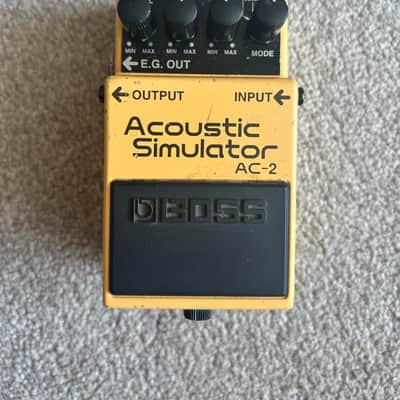 Boss AC-2 Acoustic Simulator (Silver Label) 1997 - 2006 - Yellow image 1