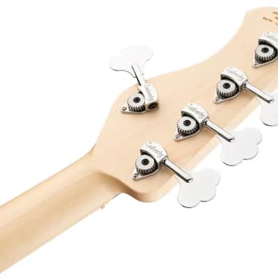 Sadowsky MetroLine 24-Fret Vintage J/J Bass-Swamp Ash Body-5 String-Almond Sunburst Transparent Satin image 8
