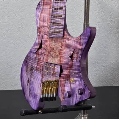 Dark Art Guitars -Dreamweaver - headless guitar- semi-hollow body image 8