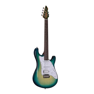 WINZZ Gravity PRO Series -WGS150 Solid Alder Body ST electric guitar With Roasted Maple Neck, HSS Pickups, Rosewood Fingerboard, D'Addario EXL120 Strings, Mini Double Locking Tremolo - Blue image 7