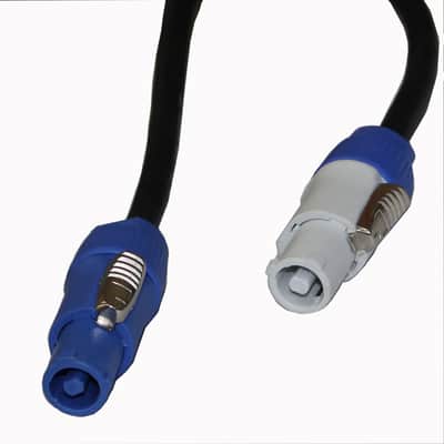 Pro X 25 Ft.14 AWG High Performance Link Grey Male to Blue Male for powerCON image 2