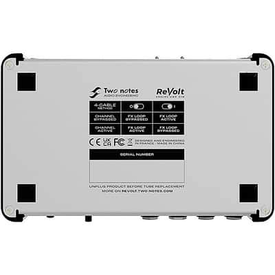 Two Notes AUDIO ENGINEERING ReVolt 3-Channel All-Analog Guitar Simulator Pedal 2024 - SILVER/BLACK image 9
