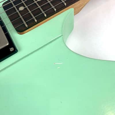 Big Tex Telecaster / Firebird, Tele Bird. 2000s - Seafoam Green Neck HB, Tellie rear  pickup.With Hardshell case. image 10