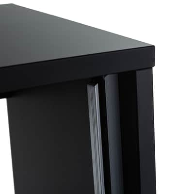 MUSIC STORE Studio Rack 12HU Black Angled - Studio Rack image 2
