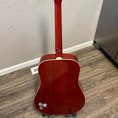 Epiphone Hummingbird PRO Acoustic Electric Dreadnought Guitar Cherry Sunburst image 4