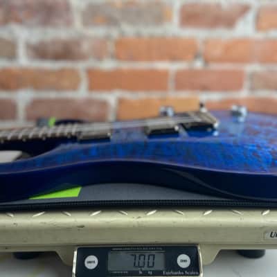 PRS Wood Library Custom 24 Quilt Top Brazilian Rosewood Fretboard - Aquamarine W/Blue Back 411448 image 11