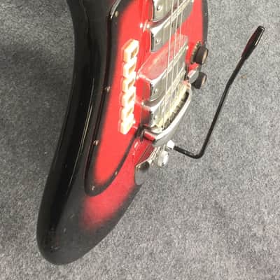 Jackson Strato Tone 1965 Red Burst Rare image 4
