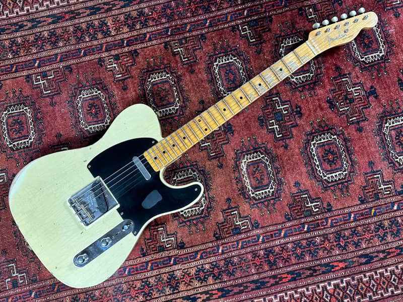 Fender Custom Shop '54 Relic Telecaster 2024 Aged White Blonde image 1