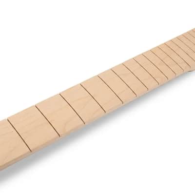 Electric Guitar Neck 24.75" Maple Wood Fingerboard 24 Fret Reverse Headstock - Pre-Grooved Durable Mastil de Guitarra Electrica for DIY Replacement and Baritone SG image 3
