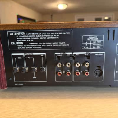 Vintage Toshiba Model SA-725 AM/FM Stereo Receiver FRESH Service Near Mint Case! image 11