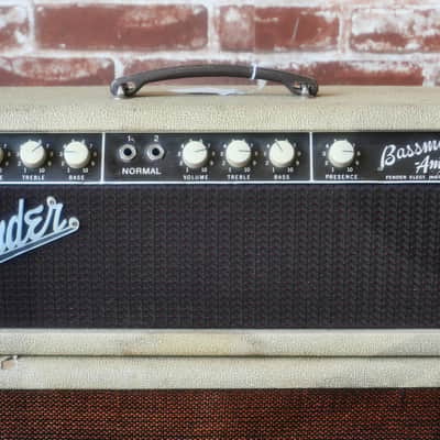 Fender 1962 Brownface Bassman (Piggyback Head and Cabinet) image 3